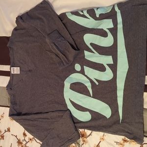 2/$10 Pink by Victoria's Secret v-neck top